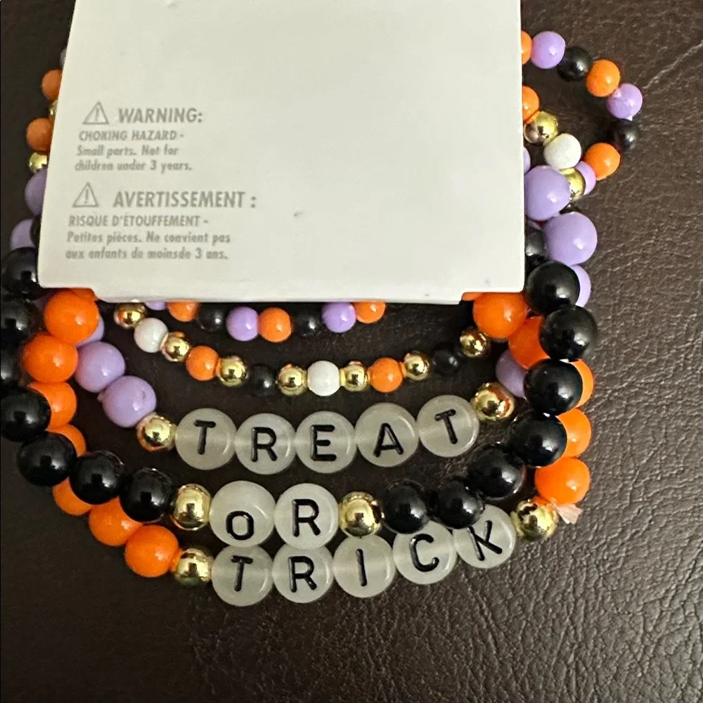 Claire’s Halloween Stretch Bracelet set, of 5 bracelets